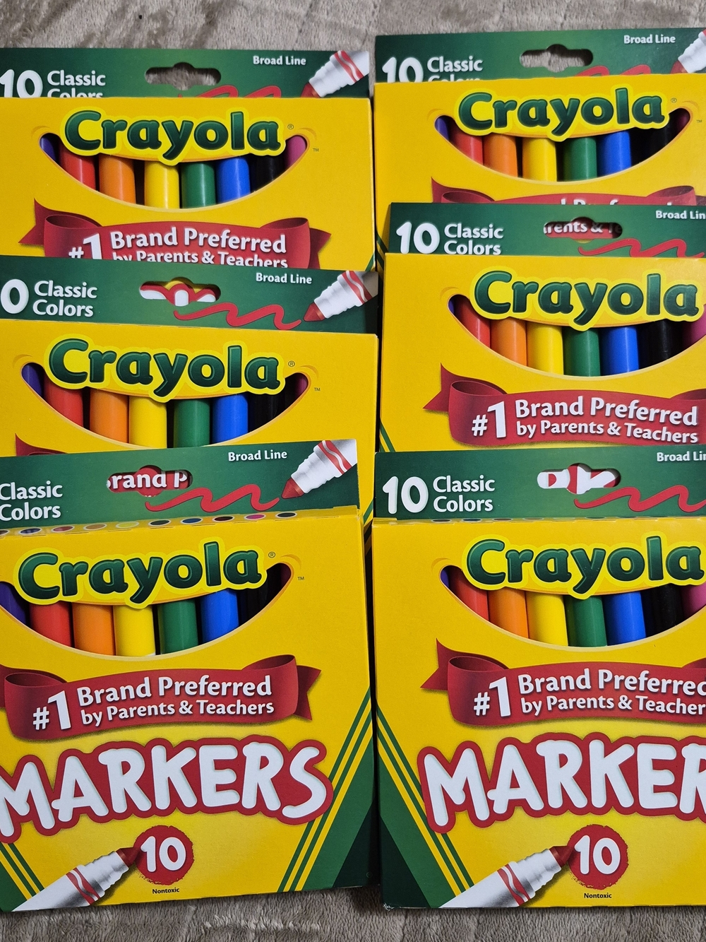 Crayola markers 6 Pk Of 10